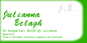 julianna belagh business card